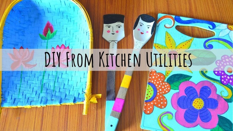DIY From Kitchen Utilities | Indian Kitchen DIY | Scarlet Strokes