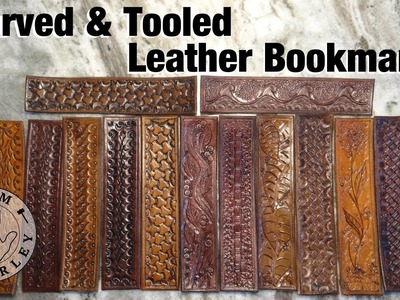 DIY Hand-Tooled Leather Bookmarks | Leatherworking