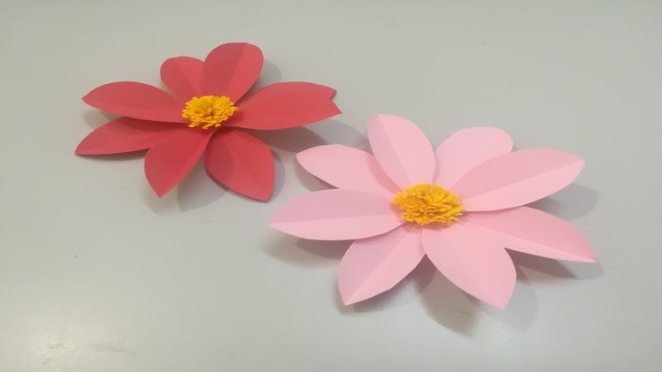 Diy paper flowers | Easy paper flowers | Paper flower making