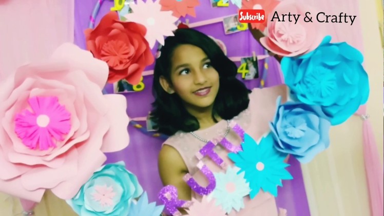 DIY Photobhooth Frame. Floral Selfie Frame - B-Day ,Wedding ,Mehandi & Party Ideas by Arty & Crafty