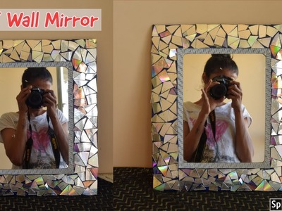 Diy Quick and Easy Glam Wall Mirror Decor| Wall Decorating Idea! |parul pawar