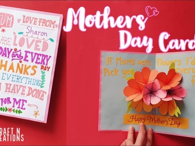 Easy Pop Up Flower Card DIY - Mother's Day Card