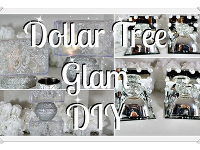 Glam DIy Bathroom Storage Idea & Tea Light Holder