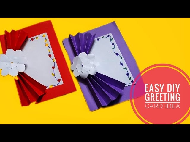 Handmade Easy DIY Greeting Card Idea|Happy Birthday|Anniversary|Thank you Card|Quicky Crafts