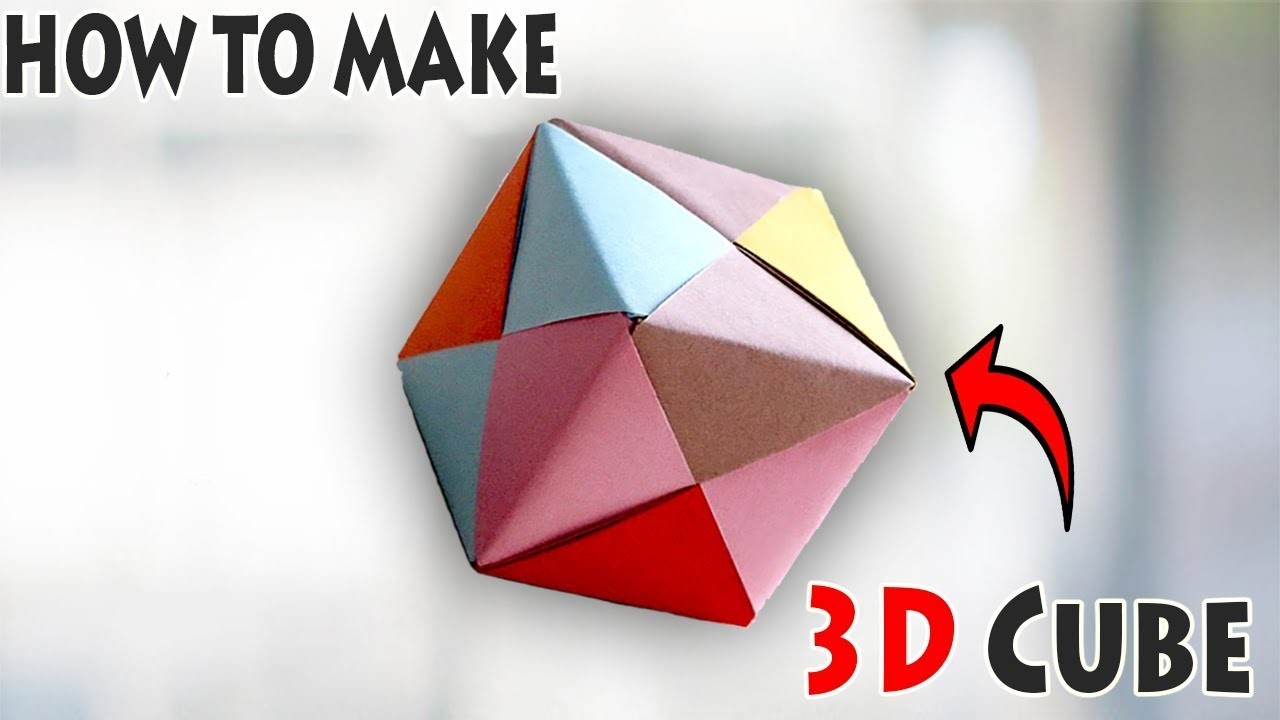 How To Fold A Diy Origami 3d Cube A Step By Step Guide Easy Origami Tutorial 2754