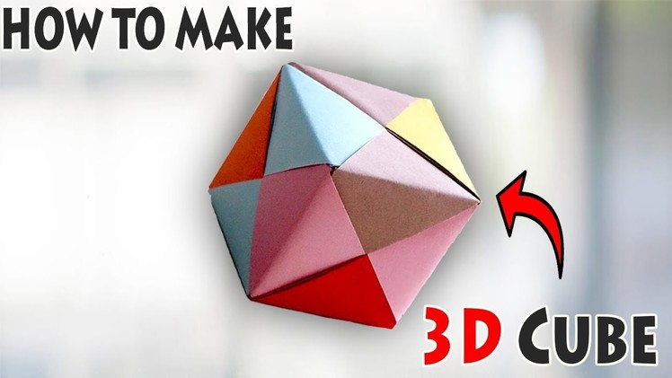 How to Fold an DIY | Origami 3D Cube