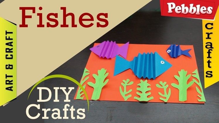 How to make Fishes with Paper Craft | DIY Crafts for kids | in English