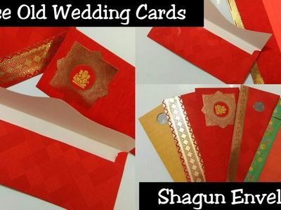 How To Make Shagun Envelopes from old wedding cards (Handmade Envelopes DIY)