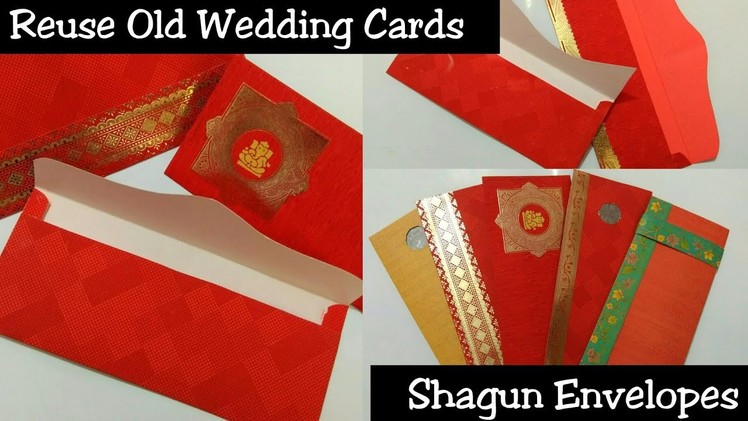 How To Make Shagun Envelopes from old wedding cards (Handmade Envelopes DIY)