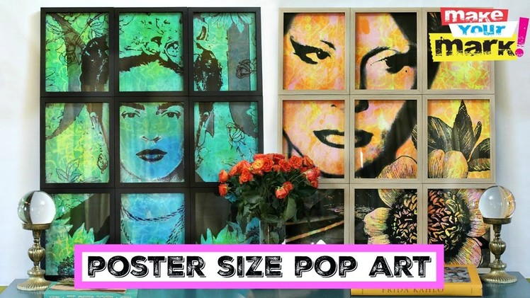 Large Poster Pop Art - Home Printer DIY