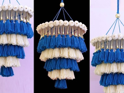 WOW !!! Amazing Woolen Wall Hanging || DIY ROOM DECOR || Handmade Wall Hanging