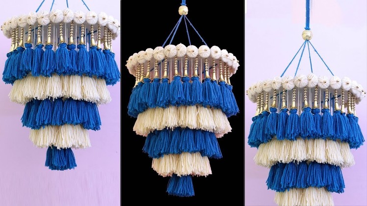 WOW !!! Amazing Woolen Wall Hanging || DIY ROOM DECOR || Handmade Wall Hanging