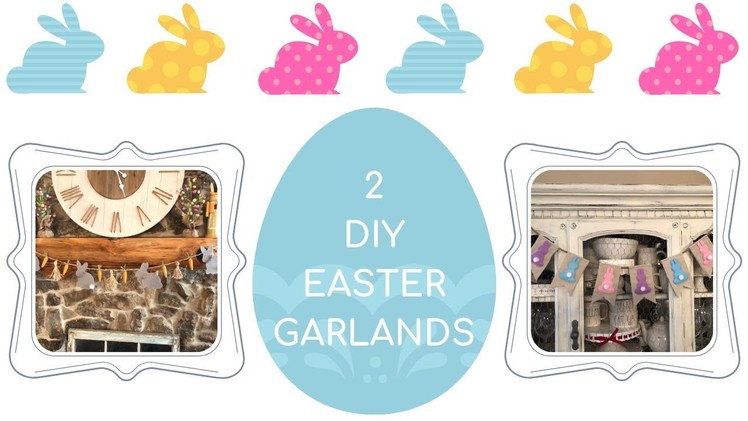 2 DIY Easter Garlands |  3 Tier Tray Styling Tips