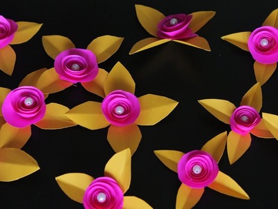 Beautiful paper Flowers Making In DIY Paper Crafts For Home Decor