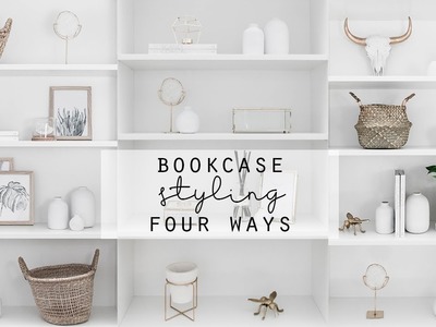 Bookcase Styling Four Ways | DIY Home Decor | Kmart Hacks