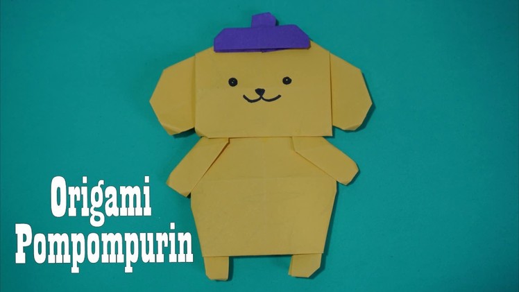 Crafts for kids with paper Origami Pompompurin ||  Preschool crafts, Preschool crafts