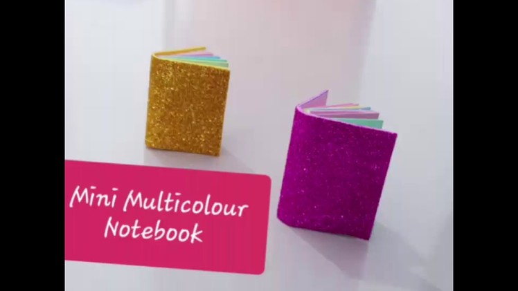 Cute Mini Notebook.Origami.Multicolour Notebook.Miniature.DIY School Supplies.Back to school