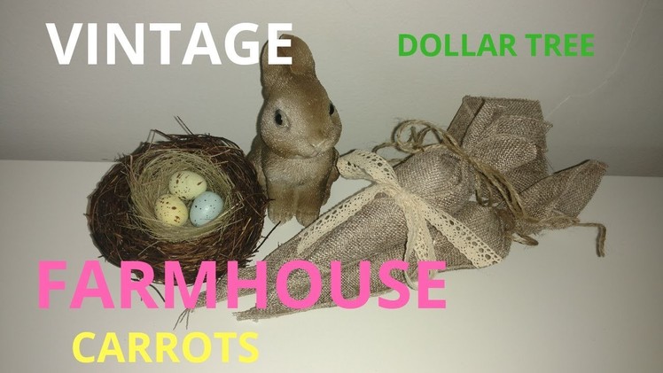 Diy farmhouse carrots. diy farmhouse Easter decor. diy Easter decor