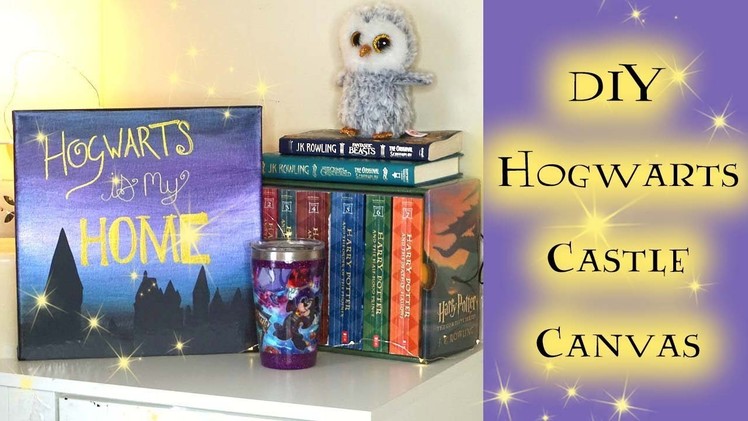 DIY: Harry Potter Hogwarts Castle Canvas