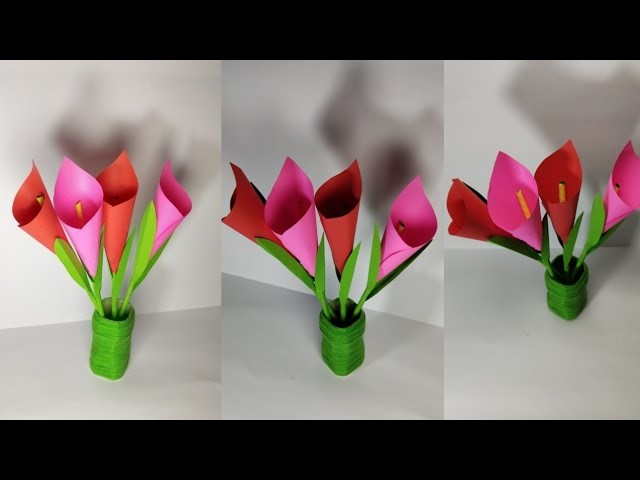 Diy || ide kreatif || bunga lily dari kertas origami