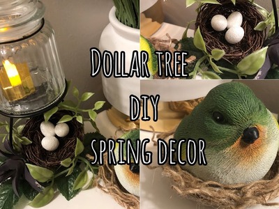 Dollar tree spring decor  diy