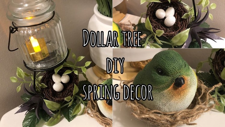 Dollar tree spring decor  diy