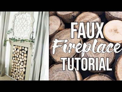 Faux Fireplace DIY
