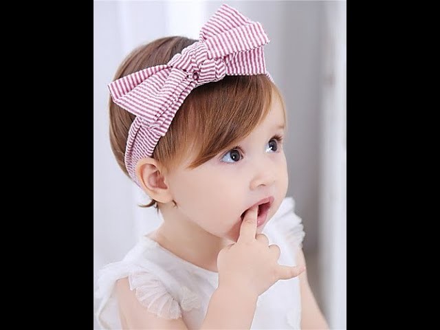 Headband baby girl kanzashi fleur ربطه شعر للبنات