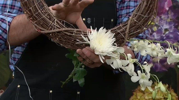 How to DIY a basic grapevine wreath for Spring