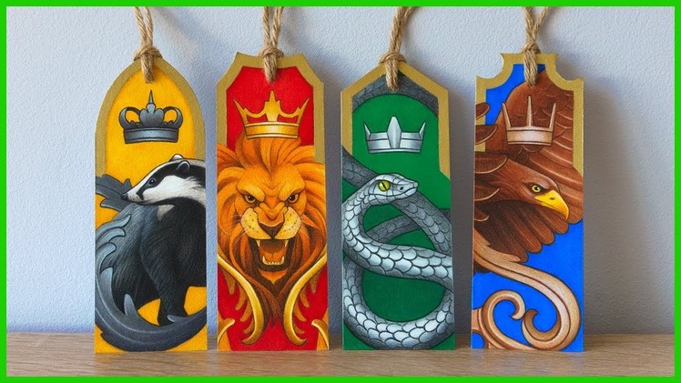 My Harry Potter Bookmark - Slytherin DIY Drawing #4