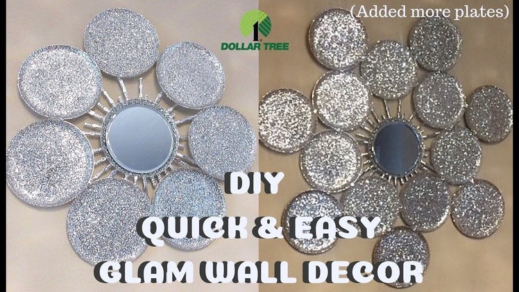 NEW! DIY QUICK AND EASY GLAM WALL DECOR, DIY HOME DECOR 2019