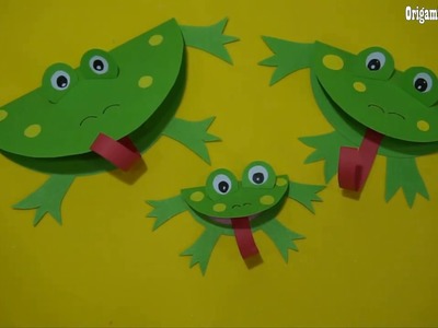 Origami Paper  Frog Craft | Paper Craft For Kids , paper craft art