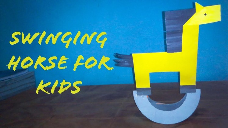 Paper Swinging Horse For Kids | Easy And Simple Swinging Horse | The Best Crafts