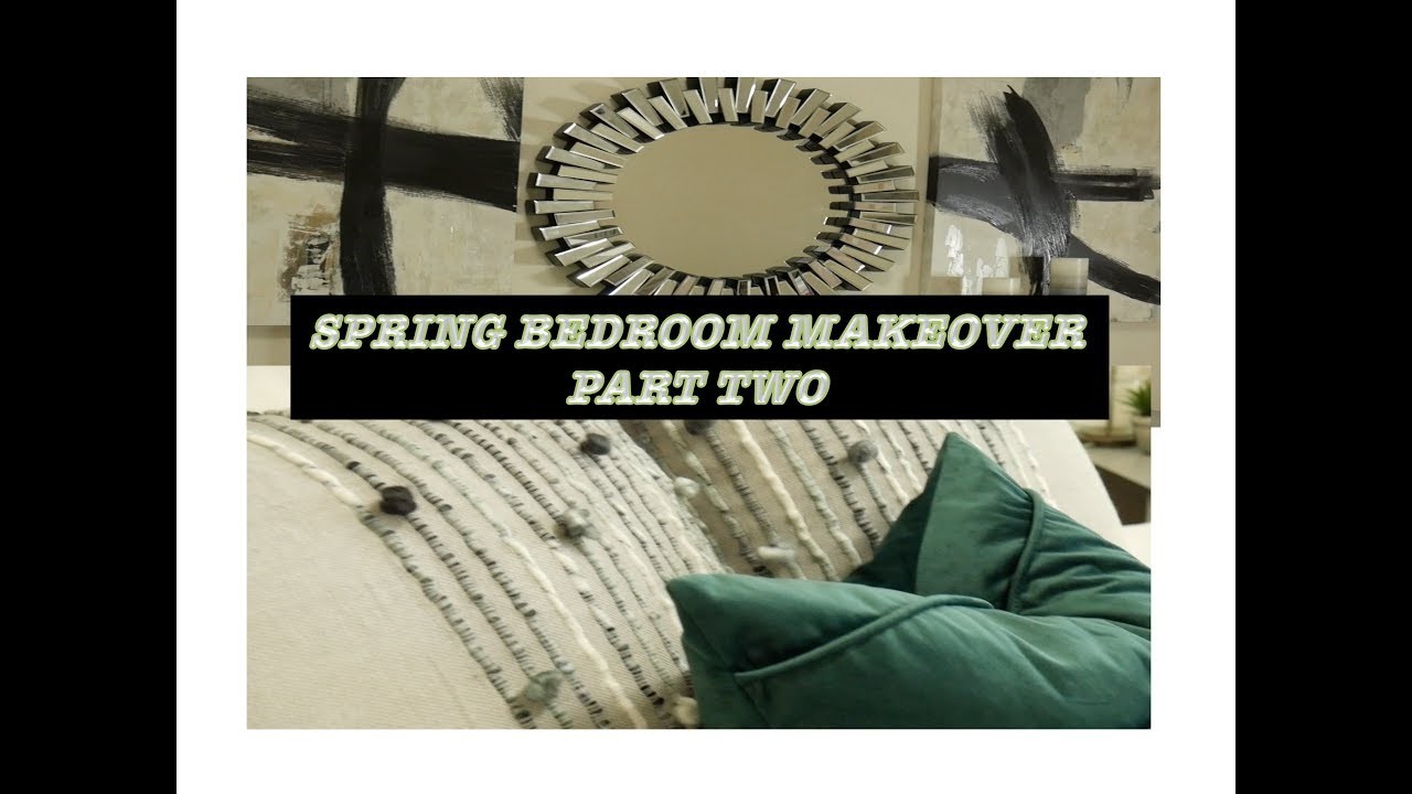 SPRING BEDROOM MAKEOVER|| PART 2|| DIY EURO SHAM COVERS!