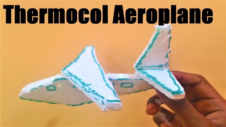 Thermocol aeroplane making project  for kids | best out of waste | diy