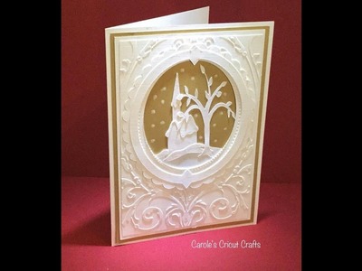 A WINTER SCENE. CHRISTMAS CARD HOW TO
