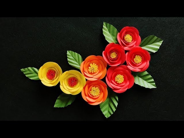 ABC TV | How To Make Backdrop Paper Flower #1 | Flower Die Cuts - Craft Tutorial