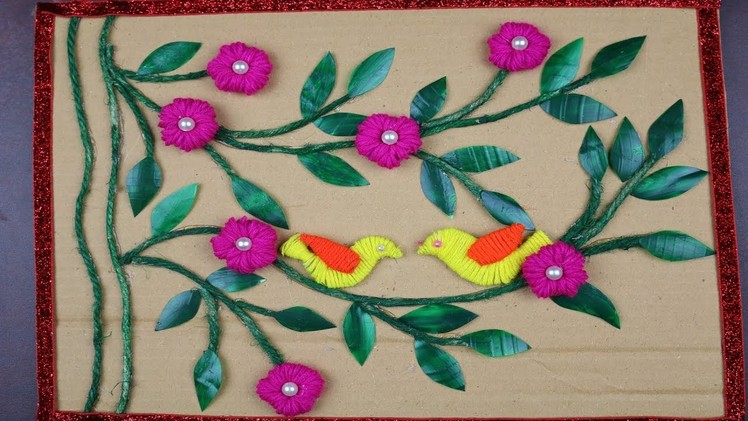 Cardboard Crafts Ideas - How to Make Diwali Special Showpiece For Home Decor - Reuse ideas -DIY arts