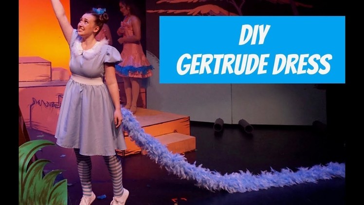 DIY Seussical Gertrude Costume