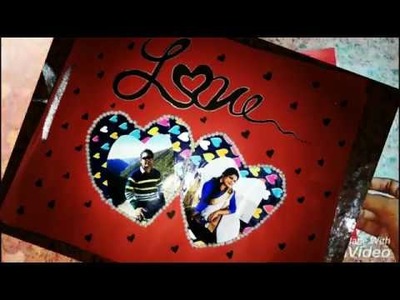 Easy and simple work scrapbook || love scrapbook ||  cute scrapbook ||  low price gift ideas
