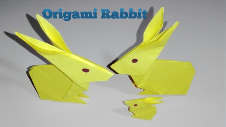 Easy Origami Rabbit-How to make Rabbit Step by Step
