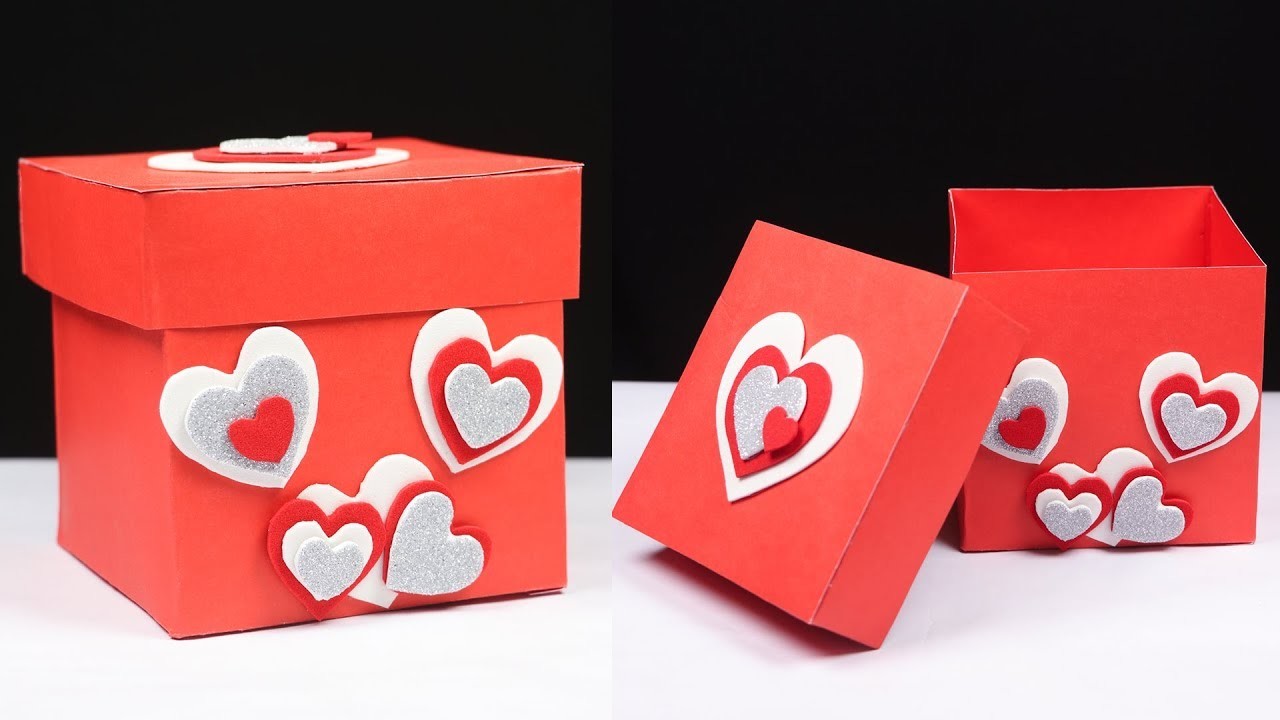 Gift Box Ideas – How to make a gift box with paper – DIY Crafts