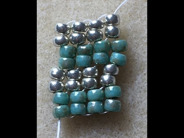 How to bead 2 drop and 3 drop Peyote