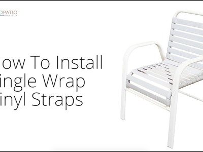 How To Install A Single Wrap Vinyl Strap