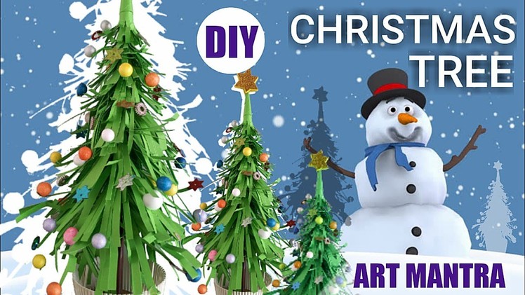 How to make 3D paper Christmas tree easy | DIY Christmas tree