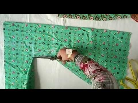 How to make 8 year girl jhabla  stylish shirt cutting full tutorial