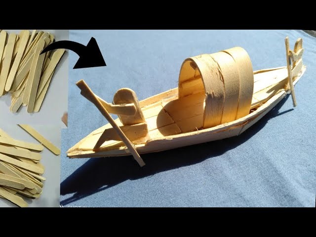 How to make a boat by wooden spoon.