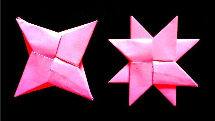 How To Make a Paper Double Ninja Star - Origami