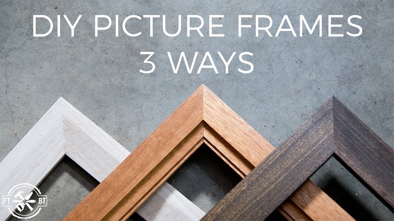 How to Make a Picture Frame 3 Ways, DIY Woodworking