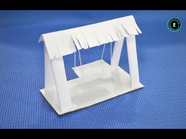 How To Make A Swing With Paper Easy Making Jhula With Paper